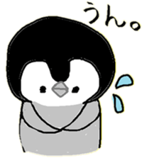 Japanese Affirmative Penguin sticker #1031215