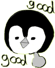 Japanese Affirmative Penguin sticker #1031220
