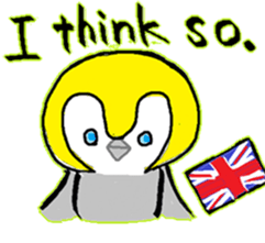 Japanese Affirmative Penguin sticker #1031228