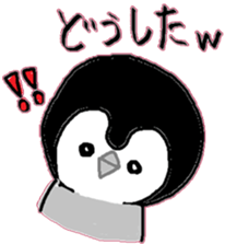 Japanese Affirmative Penguin sticker #1031241