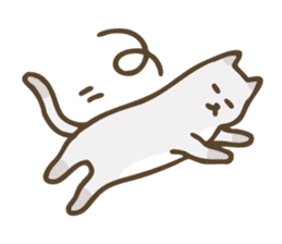 Wordless Cat! sticker #1031525