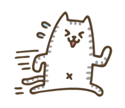 Wordless Cat! sticker #1031527