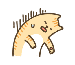 Wordless Cat! sticker #1031534