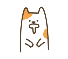 Wordless Cat! sticker #1031553