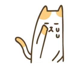 Wordless Cat! sticker #1031554