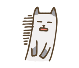 Wordless Cat! sticker #1031556