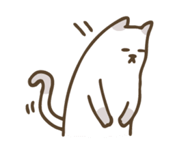 Wordless Cat! sticker #1031558
