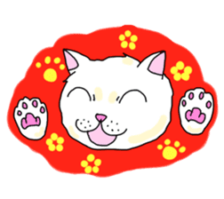 Asian Cat sticker #1031846
