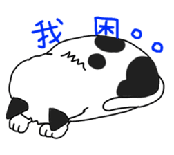 Asian Cat sticker #1031848