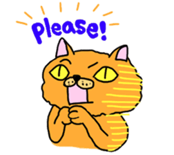 Asian Cat sticker #1031861