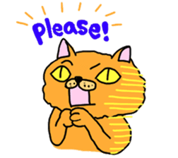 Asian Cat sticker #1031861