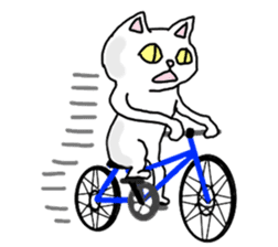 Asian Cat sticker #1031877