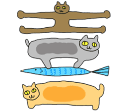 Asian Cat sticker #1031880