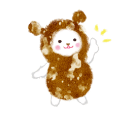 Fluffy creatures ANIMAL version sticker #1032009