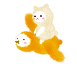 Fluffy creatures ANIMAL version sticker #1032026