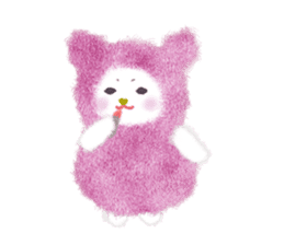 Fluffy creatures ANIMAL version sticker #1032032