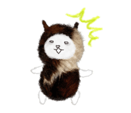 Fluffy creatures ANIMAL version sticker #1032036