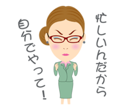 SHE'S IN A BAD MOOD sticker #1032284