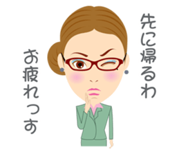 SHE'S IN A BAD MOOD sticker #1032294