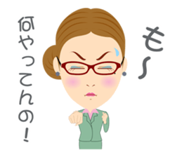 SHE'S IN A BAD MOOD sticker #1032304