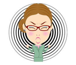 SHE'S IN A BAD MOOD sticker #1032308