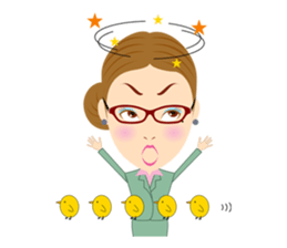 SHE'S IN A BAD MOOD sticker #1032310