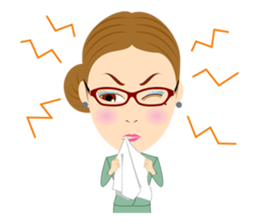 SHE'S IN A BAD MOOD sticker #1032311