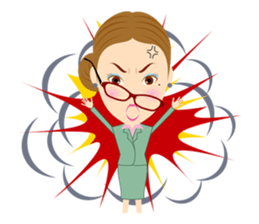 SHE'S IN A BAD MOOD sticker #1032318