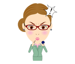 SHE'S IN A BAD MOOD sticker #1032319