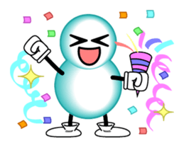 Snowman Sticker sticker #1032925