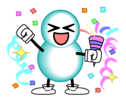 Snowman Sticker sticker #1032925