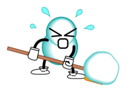 Snowman Sticker sticker #1032950