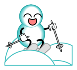 Snowman Sticker sticker #1032953