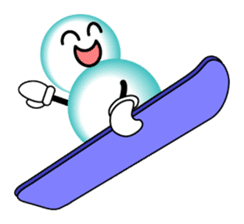 Snowman Sticker sticker #1032954