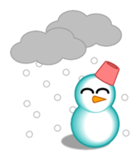 Snowman Sticker sticker #1032961