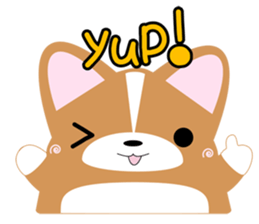 INARIKEN -corgi-Text Slang ver. sticker #1033322