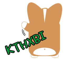 INARIKEN -corgi-Text Slang ver. sticker #1033354