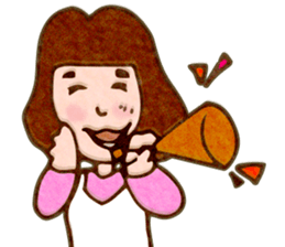 Mini Fluffy Mama sticker #1033569