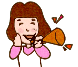 Mini Fluffy Mama sticker #1033569