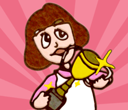 Mini Fluffy Mama sticker #1033572