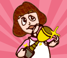 Mini Fluffy Mama sticker #1033572