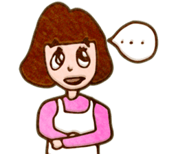 Mini Fluffy Mama sticker #1033580