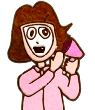 Mini Fluffy Mama sticker #1033584