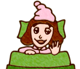 Mini Fluffy Mama sticker #1033590