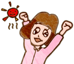 Mini Fluffy Mama sticker #1033592