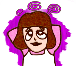 Mini Fluffy Mama sticker #1033596