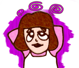 Mini Fluffy Mama sticker #1033596