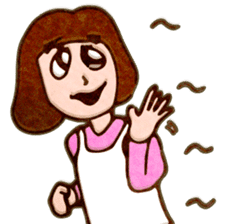 Mini Fluffy Mama sticker #1033600