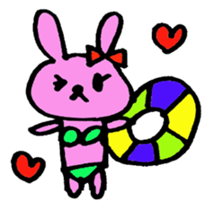 pyonko and nyonko sticker #1033698