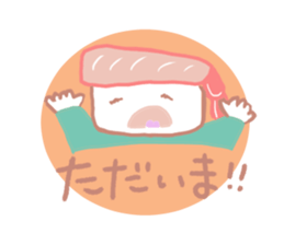 I love sushi  in case of CRABGIRL sticker #1034442